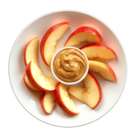 Apple with peanut butter