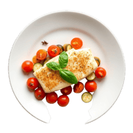Baked Cod with Tomatoes