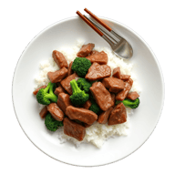 Beef and broccoli bowl
