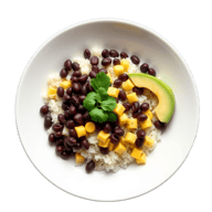 Black bean burrito bowl