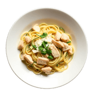 Chicken Zucchini Noodle Alfredo