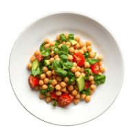 Chickpea avocado salad