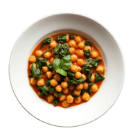 Garbanzos con Espinacas