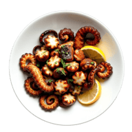 Grilled Octopus with Olive Oil and Lemon