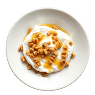 Greek Yogurt with Honey and Walnuts