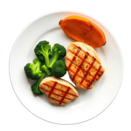 Grilled Chicken and Broccoli Plate