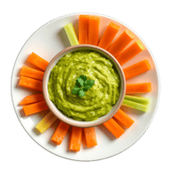 Guacamole Crudite Bowl