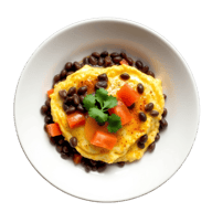 Guatemalan Bean and Egg Scramble