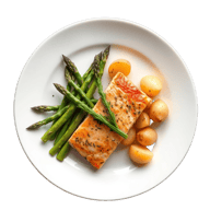 Herb Roasted Salmon Plate