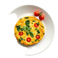 Spinach and Tomato Egg-White Frittata