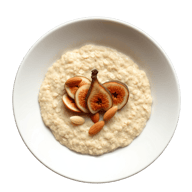 Italian Oat Porridge with Fig and Almond
