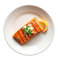 Shioyaki Grilled Salmon Plate