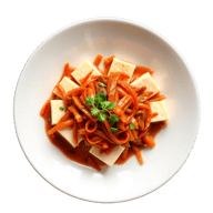 Warm Tofu with Kimchi (Dubu Kimchi)