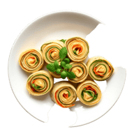 Vegetable Egg Roll Plate (Gyeran Mari)