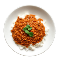 Spiced lentil dal