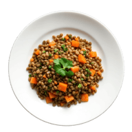 French lentil salad