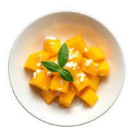 Mango coconut bowl
