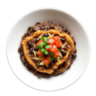 Molletes Deconstructed Bean Bowl