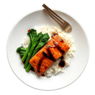 Miso glazed salmon
