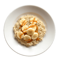 Peanut butter banana oats