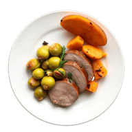 Pork tenderloin & veg