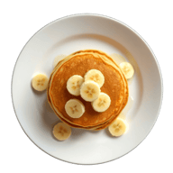 Banana protein pancakes