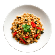 Quinoa chickpea power bowl