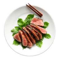 Seared tuna steak