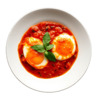 Shakshuka baked eggs
