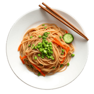 Sesame soba salad