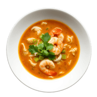 Khao Tom Boiled Rice Soup with Shrimp