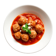Turkey and Zucchini Meatballs in Sugo