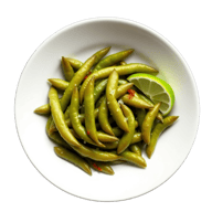 Dau Nanh Rang Muoi (Chili-Salt Edamame)