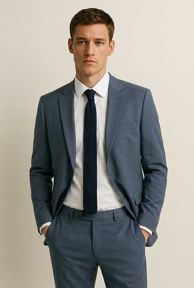 Slate Blue Suit