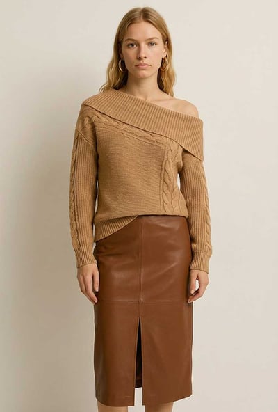 Asymmetric Knit
