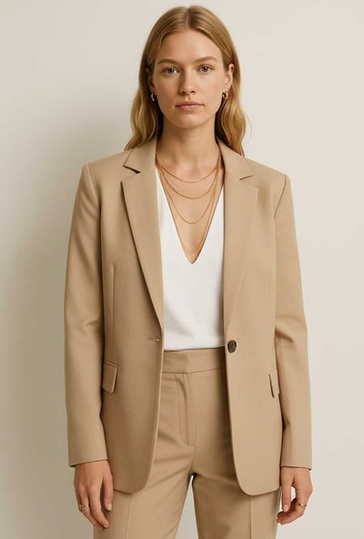 Beige Blazer
