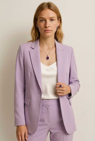 Lavender Suit