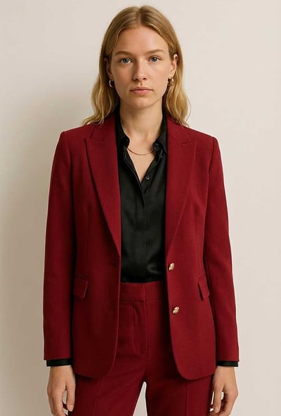 Red Power Suit