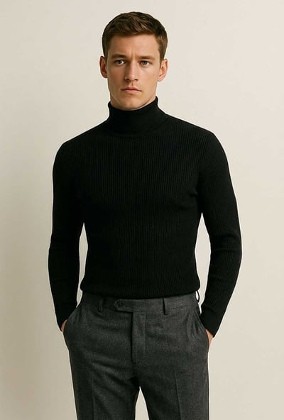 Black Turtleneck