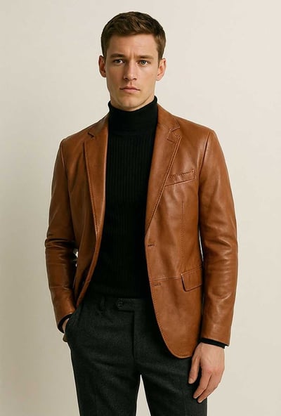 Cognac Blazer