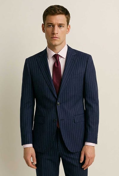 Pinstripe Suit