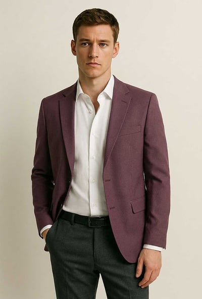Plum Blazer