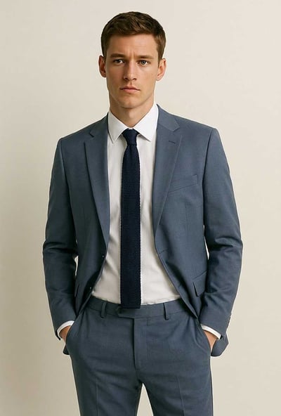 Slate Blue Suit
