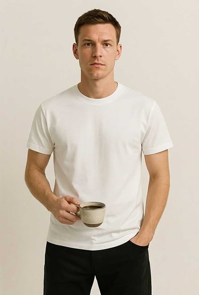 Holding Coffee
