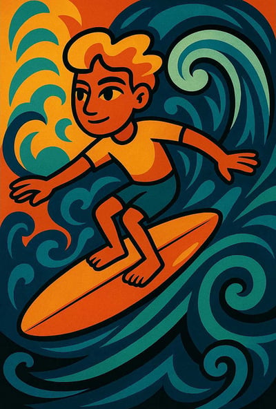 Abstract Cartoon