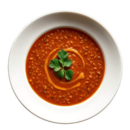 Red lentil soup