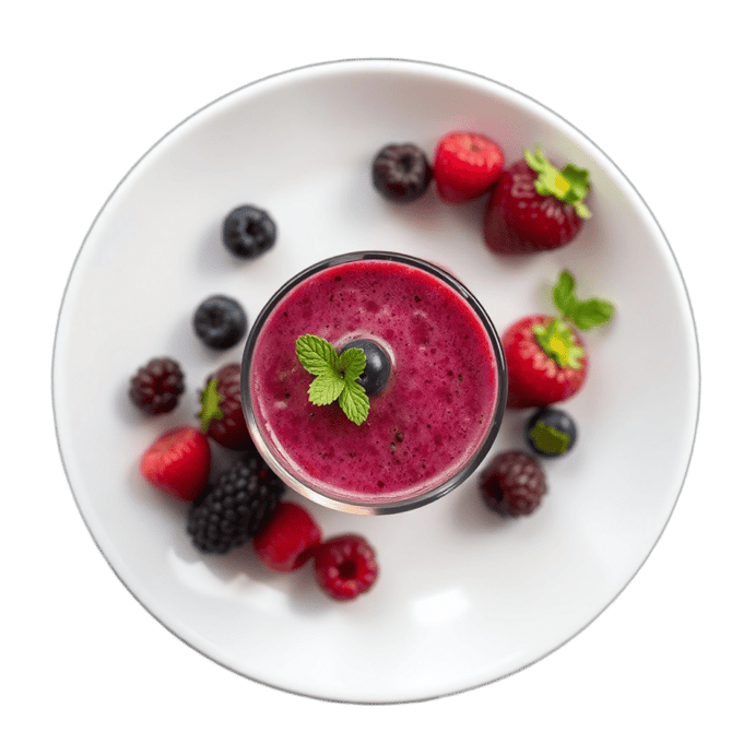 Berry protein smoothie