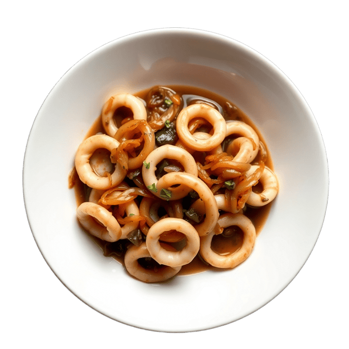 Calamares Encebollados