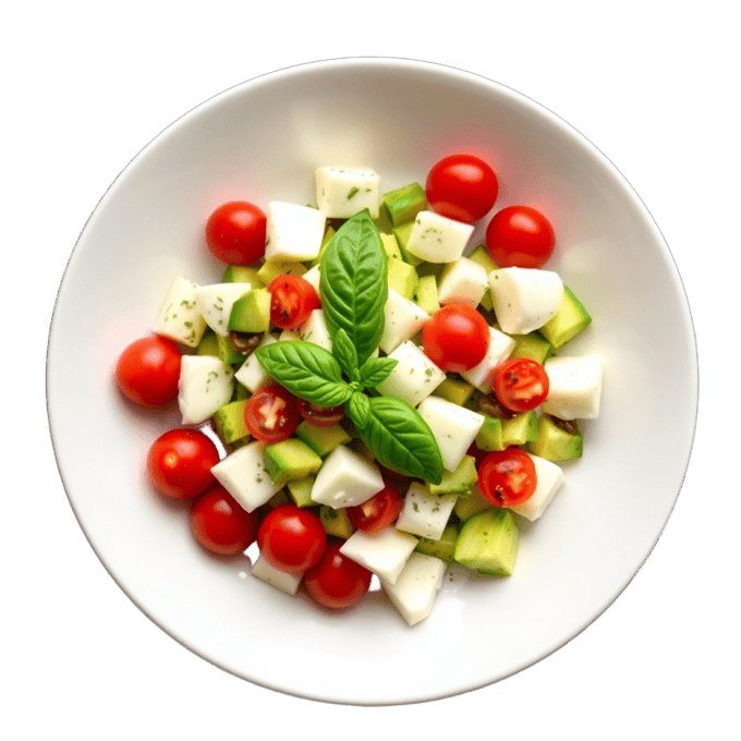 Caprese Avocado Bowl