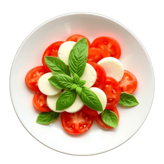 Tomato mozzarella caprese
